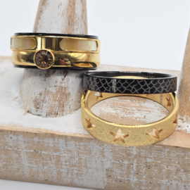 ixxxi ringen set compleet maat 20.5 en 10 mm breed 25-304