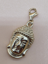 RVS charm, Boedha. Goud.
