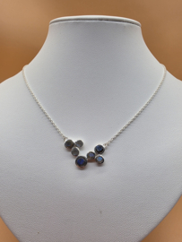 925 Collier met Labradoriet.