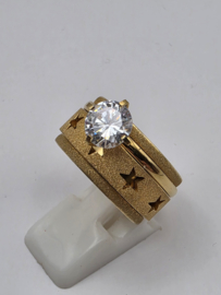 ixxxi ring compleet, maat 19 met limited edition basisring.