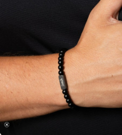 Noir bead bracelet
