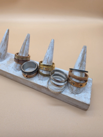 ixxxi ringen set compleet maat 20. 2x basis en 15 vulringen. 20267