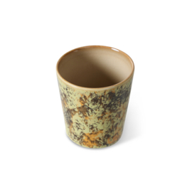 HKliving® - Ceramic 70's Coffee Mug - Fjord (KST0081)