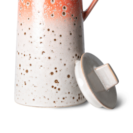 HKliving® - Ceramic 70's Coffee Pot - Asteroids (ACE7084)