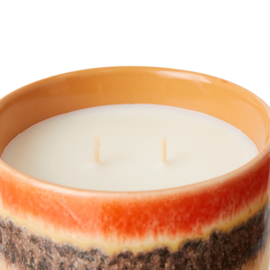 HKliving® - Ceramic 70's Scented Candle - Tulum (ACS0003)