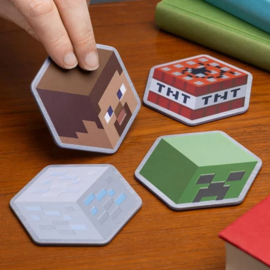 Minecraft - Coasters - Set of 4 Metal Coasters