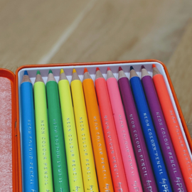 Printworks - 12 Colour Pencils - Neon