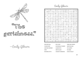 Gilmore Girls - Word Search and Coloring Book