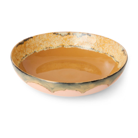 HKliving® - Ceramic 70's Salad Bowl - Sunflower (KST0042)