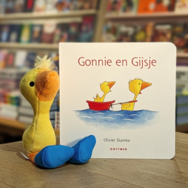 Gonnie & Vriendjes -  Gonnie en Gijsje (boekje + Gijsje knuffeltje) - Olivier Dunrea