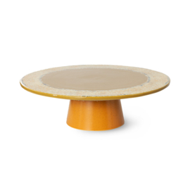 HKliving® - Ceramic 70's Plateau - Papaya (KST0059)
