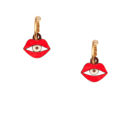 Materia Rica - Eye In A Mouth Earrings