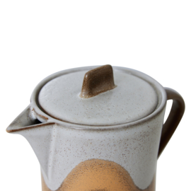HKliving® - Ceramic 70's Tea Pot - Oasis (ACE7265)