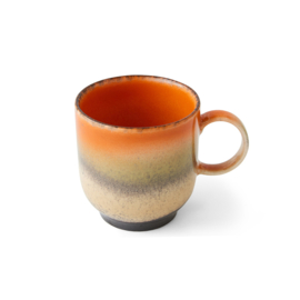HKliving® - Ceramic 70's Coffee Mug - Robusta (ACE7308)