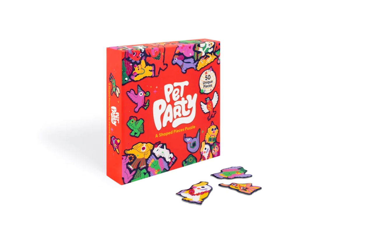 Pet Party - A Shaped Pieces Puzzle