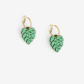 Materia Rica - Monstera Earrings