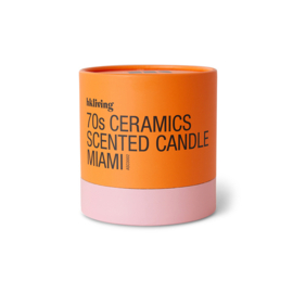 HKliving® - Ceramic 70's Scented Candle - Miami (ACS0002)