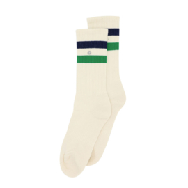 Alfredo Gonzales Sokken - Athletic Stripes Navy/Green