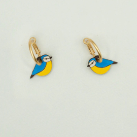 Materia RIca - Blue Tit Earrings