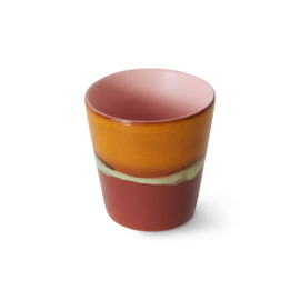 HKliving® - Ceramic 70's Coffee Mug - Clay (ACE7223)