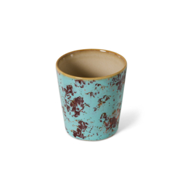HKliving® - Ceramic 70's Coffee Mug - Patina (KST0119)