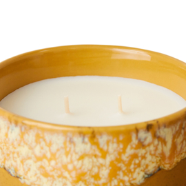 HKliving® - Ceramic 70's Scented Candle - Valencia (ACS0005)