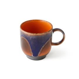 HKliving® - Ceramic 70's Coffee Mug - Arabica (ACE7309)