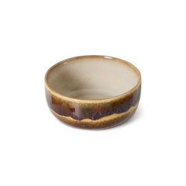 HKliving® - Ceramic 70's Dessert Bowl - Cliffs (KST0102)