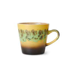 HKliving® - Ceramic 70's Americano Mug - Kelp (KST0022)