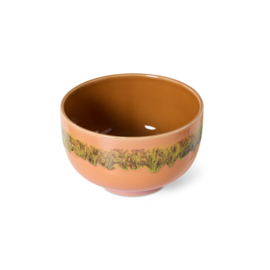 HKliving® - Ceramic 70's Noodle Bowl - Lush (KST0111)