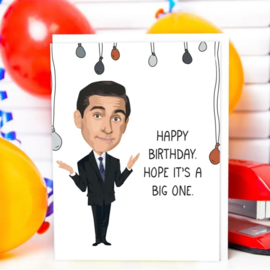 Papersalt - The Office - Greeting Card - Happy Birthday! Hope It's A Big One