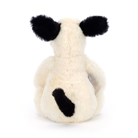 Jellycat - Bashful Rufferty Black & Cream Puppy Little