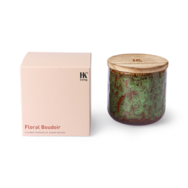 HKliving® - Ceramic Scented Candle - Floral Boudoir (AKA3352)