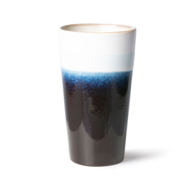 HKliving® - Ceramic 70's Latte Mug - Arctic (ACE7057)