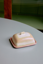 HKliving® - Ceramic 70's Butter Dish - Skyline (KST0187)