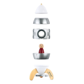 Janod - Raket Zilver (Magneetset)