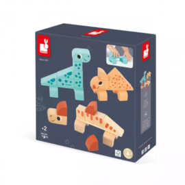 Janod - Cubikosaurus - Dino's om te bouwen