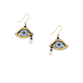 Materia Rica - Eye with a Tear Earrings