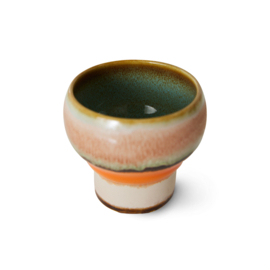 HKliving® - Ceramic 70's Lungo Mugs - Basalt - Set of 2 (ACE7267)
