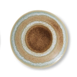 HKliving® - Ceramic 70's Saucer - Skyline