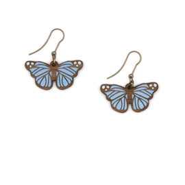 Materia Rica - Blue Butterfly Earrings