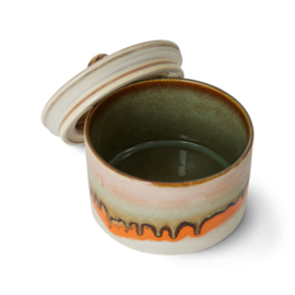 HKliving® - Ceramic 70's Cookie Jar - Burst (ACE7256)
