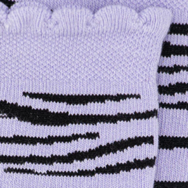 Alfredo Gonzales Sokken - Femme Collection - Zebra Ruffle Pattern