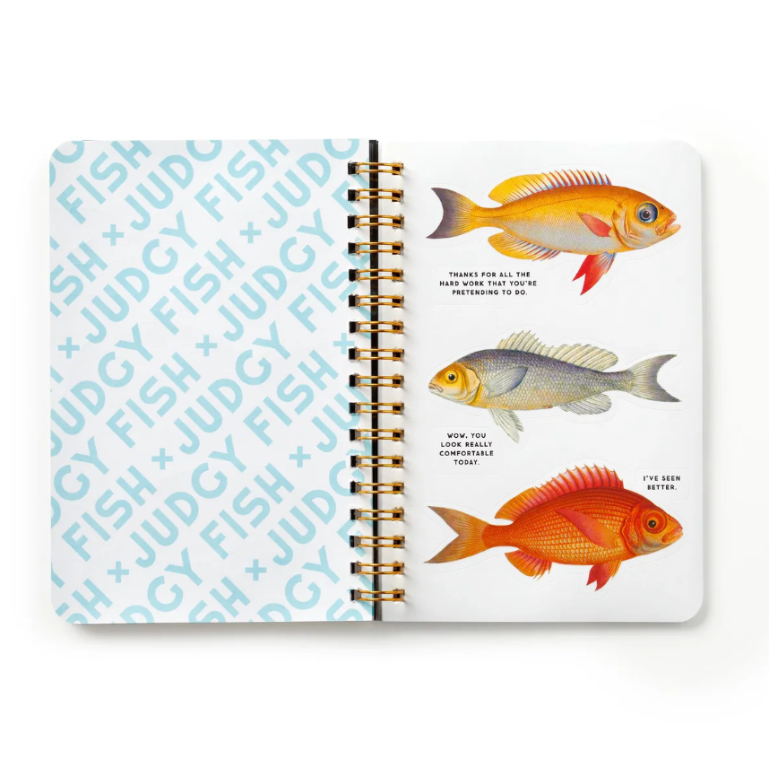 Brass Monkey - Judgy Fish Sticker Book