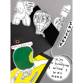 David Shrigley - Stickerpack 1 (Set of 6 Vinyl Stickers)