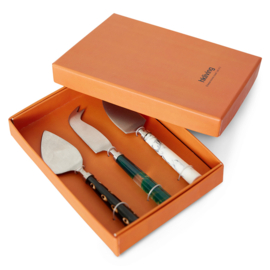 HKliving® - Cheese Knives - Coast - Set of 3 (AKE1140)