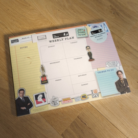The Office - Weekly Planner Notepad