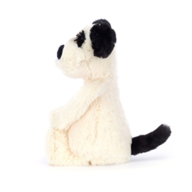 Jellycat - Bashful Rufferty Black & Cream Puppy Little