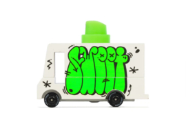 Candylab Toys Houten Auto - Graffiti Van Green