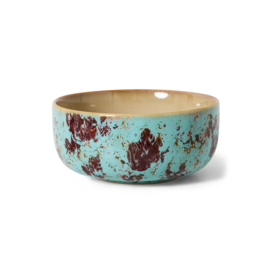 HKliving® - Ceramic 70's Dessert Bowl - Patina (KST0167)